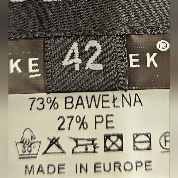 KEDZIOREK UKRAINE EUROPEAN CRINKLE WAIST STRETCH LOUNGE SWEATPANTS SIZE 42 NEW - Picture 8 of 8